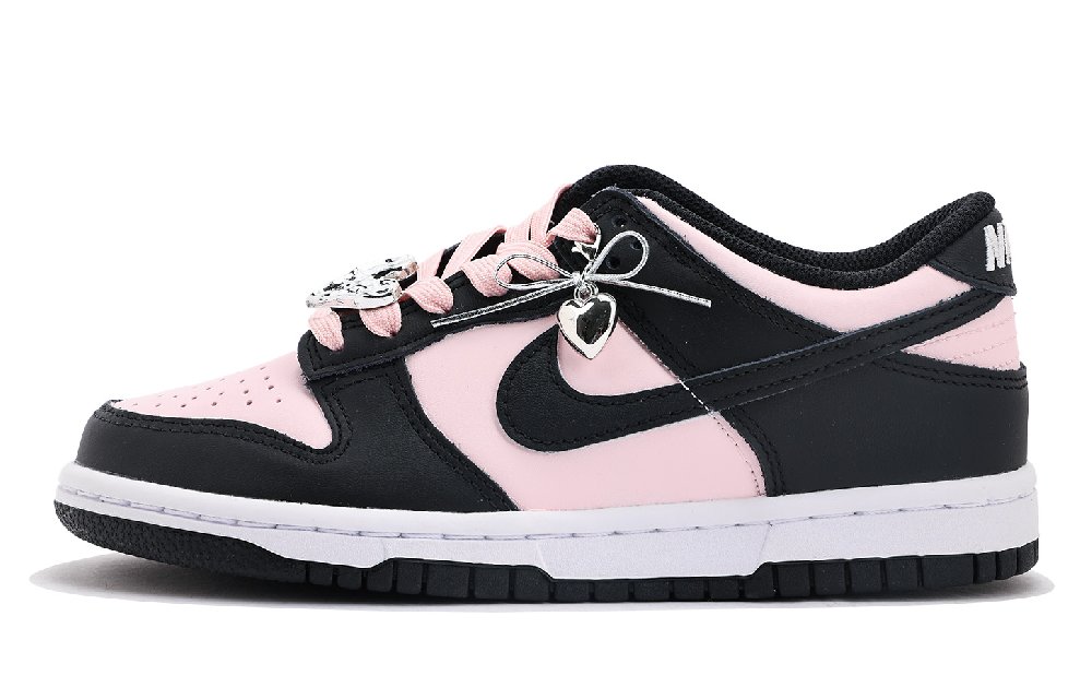 Nike Dunk Coverage Slip Resistant And Abrasion Resistant Low Top Skateboard Shoes Unisex Pink