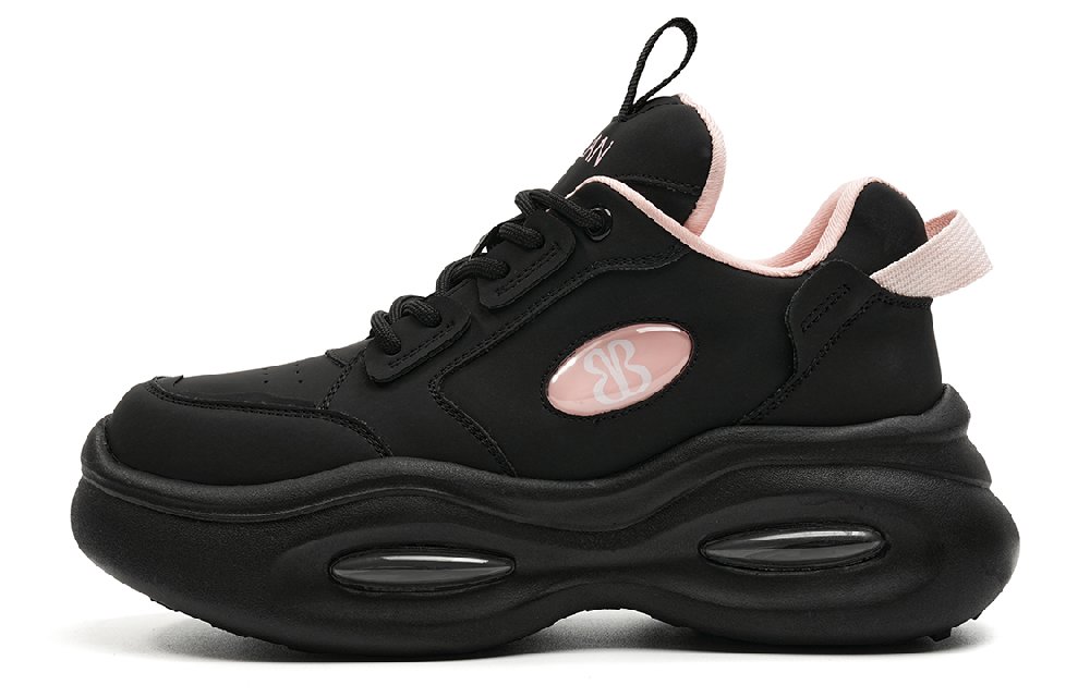 EBLAN Low-Top Chunky Sneakers Women's Black