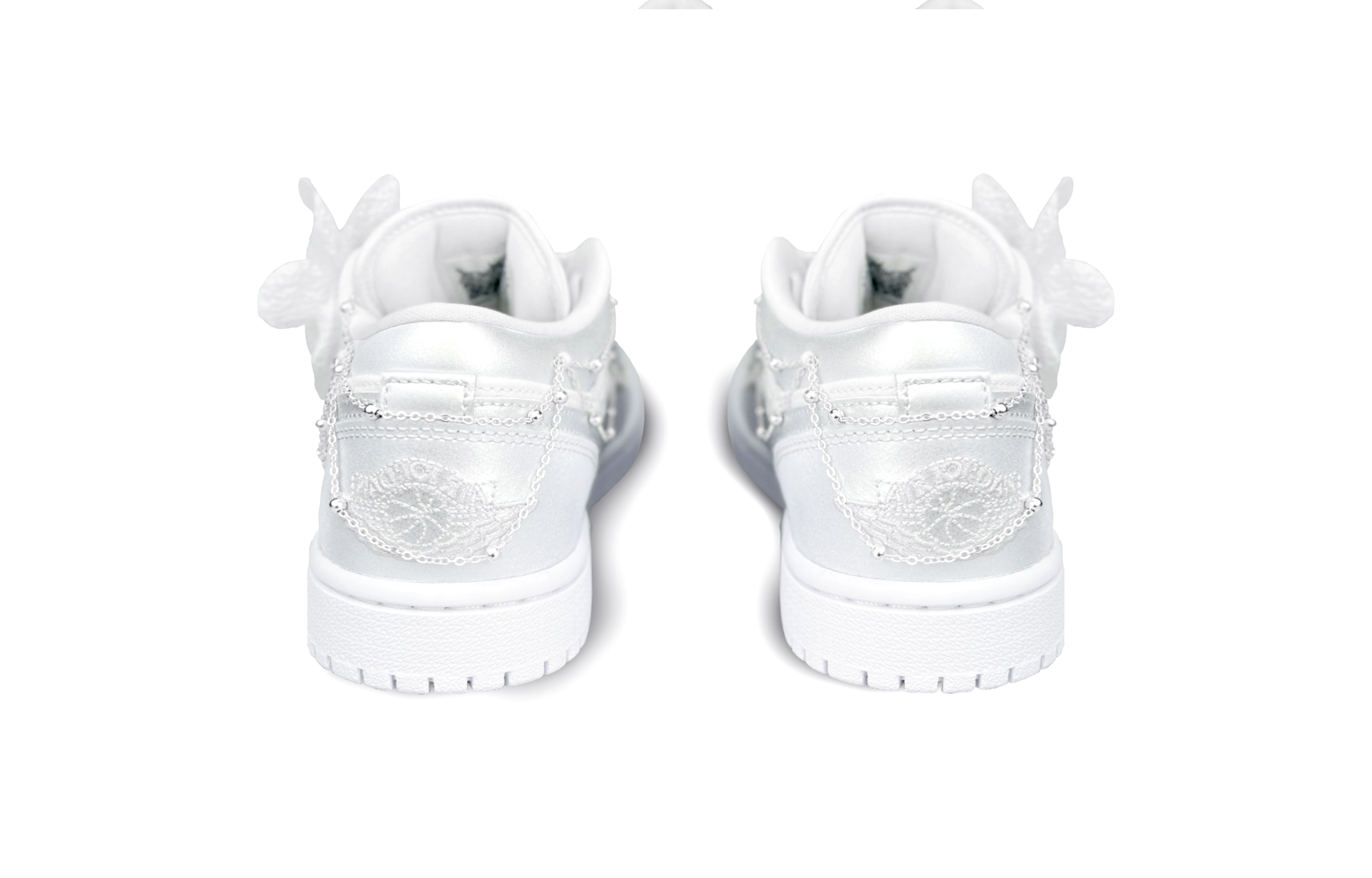 Jordan Air Jordan 1 Low-Top Vintage Basketball Shoes Women's Silver White купить в интернет-магазине Yoocart с быстрой доставкой по России.