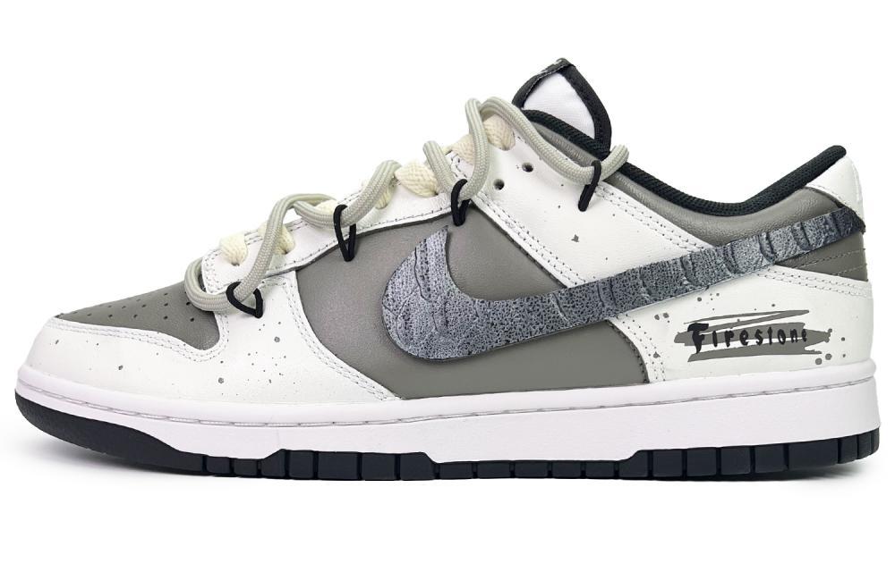 Nike Dunk Mocha Wilderness Low-Top Skateboard Shoes Men's Gray White