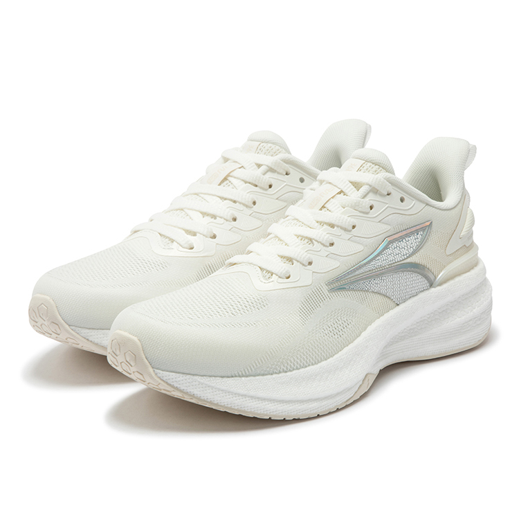 361° Cushioning Anti-Slip And Wear-Resistant Low-Top Running Shoes Women's Feather White