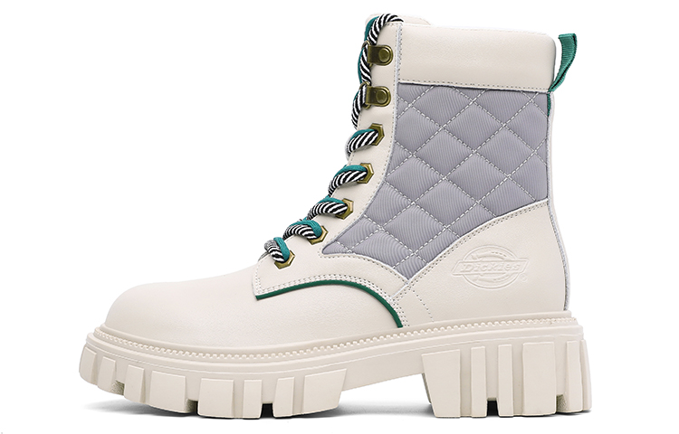 Dickies British Comfortable Versatile Martin Boot Women's Ecru