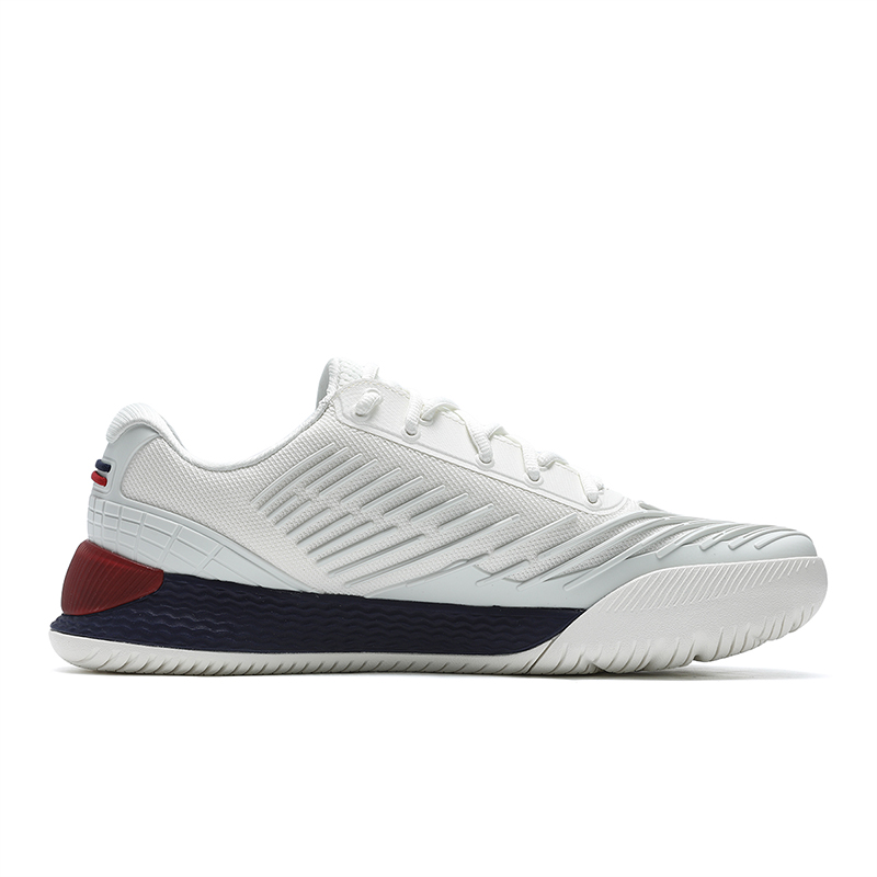 FILA Slip-Resistant Low-Top Tennis Shoes Men's White Gray