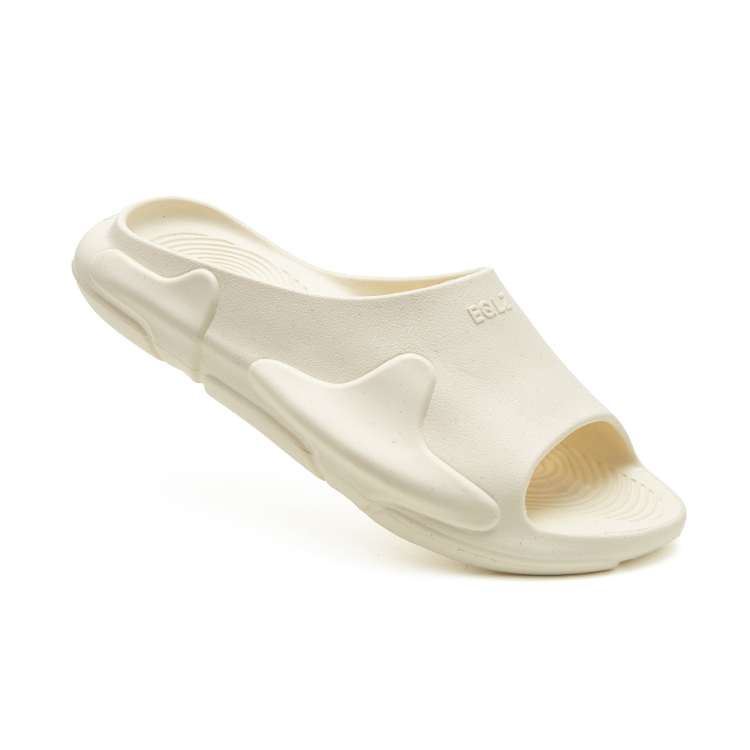 EQLZ EQUALIZER Oasis Slip-Resistant Slide Slippers Unisex Heron White