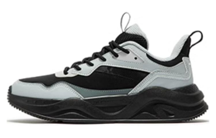 361° Cushioning Wear-Resistant Low-Top Casual Shoes Women's Black Gray Color