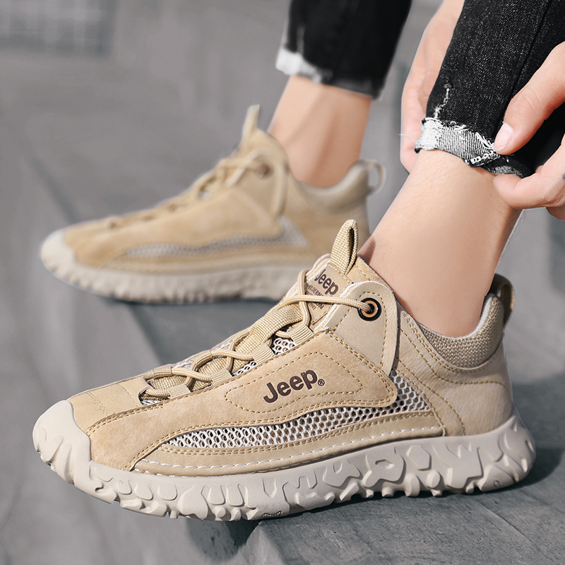 Jeep Low Top Casual Shoes Men's Earth Yellow купить в интернет-магазине Yoocart с быстрой доставкой по России.