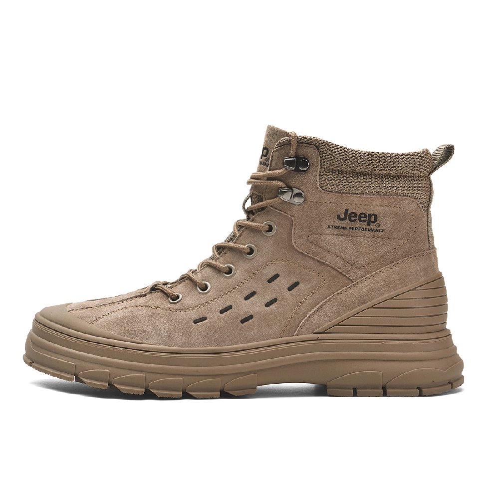Jeep High Top Outdoor Shoes Men's Sand