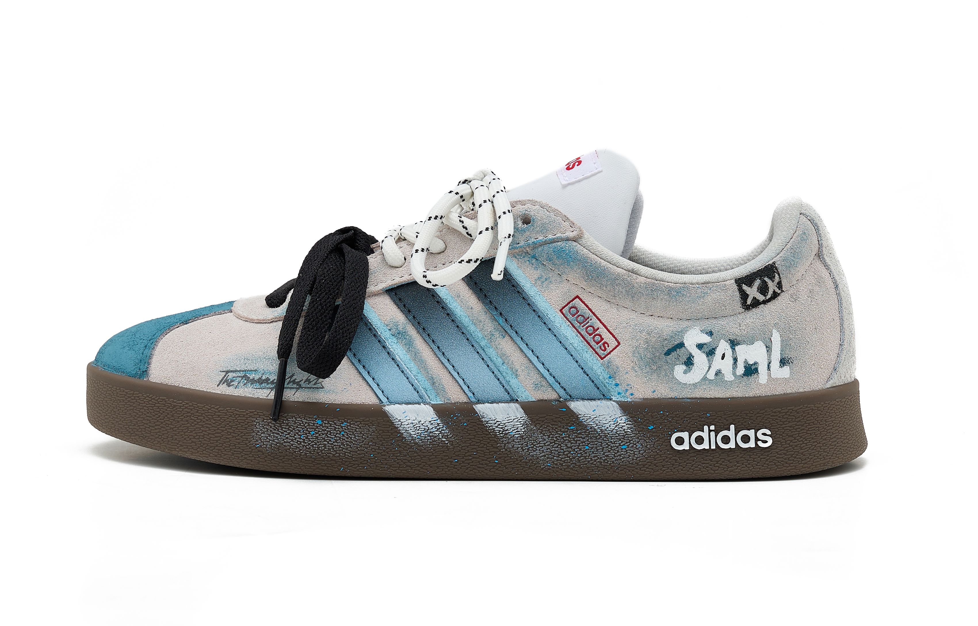 Adidas VL COURT 2.0 Denim Limited SAML Low top Skateboard Shoes Unisex