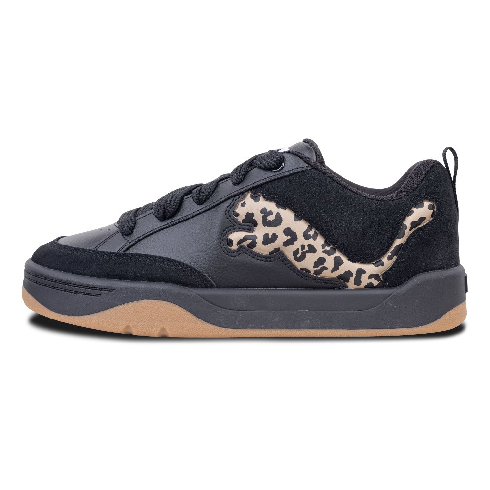PUMA Park Lifestyle Anti-Slip And Wear-Resistant Breathable Low-Top Casual Shoes Unisex Black