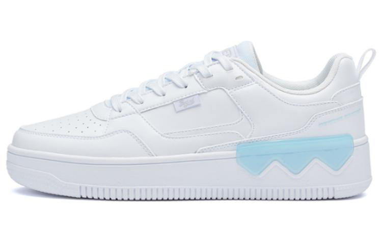 361° BOUND Technology Low Top Skateboard Shoes Men's White Glacier Blue