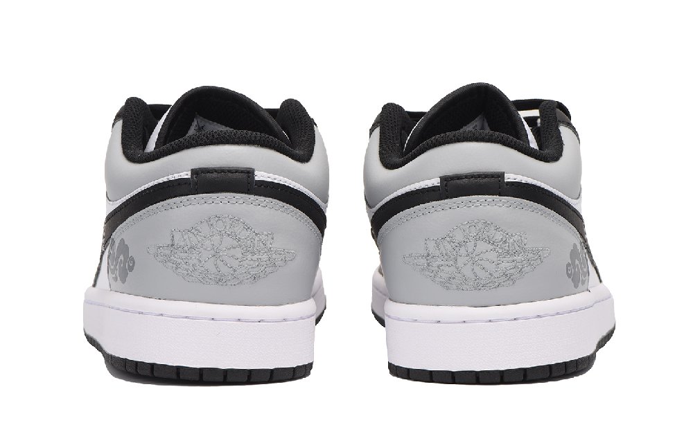 Jordan Air Jordan 1 Chestnut Low Top Vintage Basketball Shoes Men's Black Gray