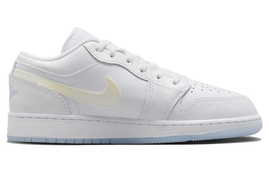 Jordan Air Jordan 1 Wear-Resistant Slip-Resistant Low-Top Vintage Basketball Shoes Women's White купить в интернет-магазине Yoocart с быстрой доставкой по России.