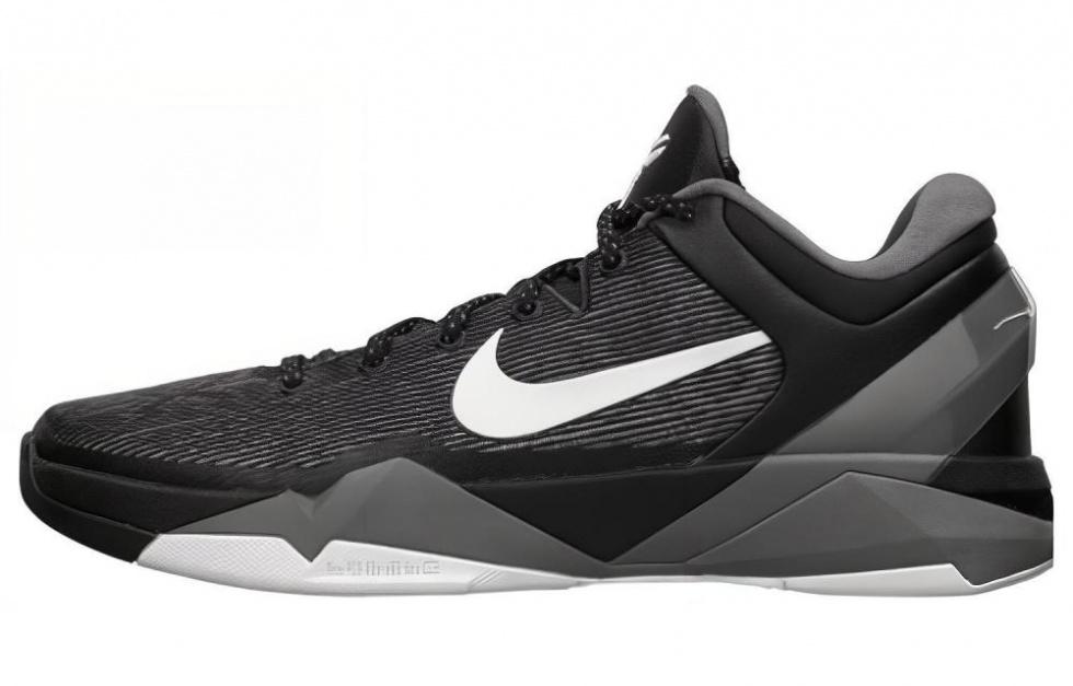 Nike Kobe 7 Black White Wolf Grey