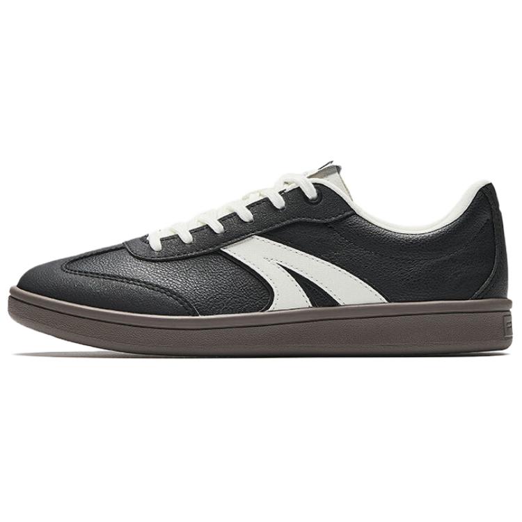 Anta Wear resistant And Lightweight Low Top Skateboard Shoes Women's Basic Black Ivory White