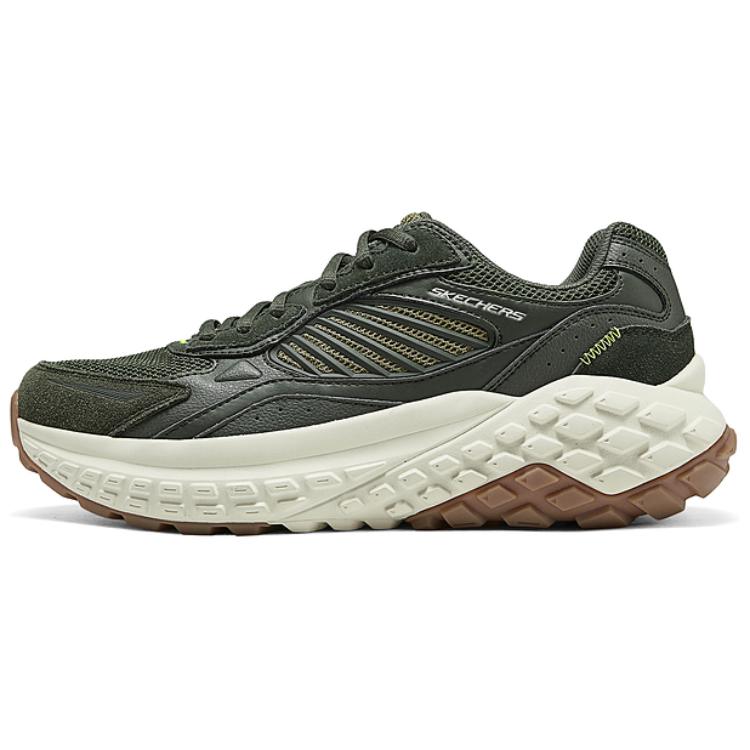 Skechers SPORT MENS Low Top Casual Shoes Men's Olive Green