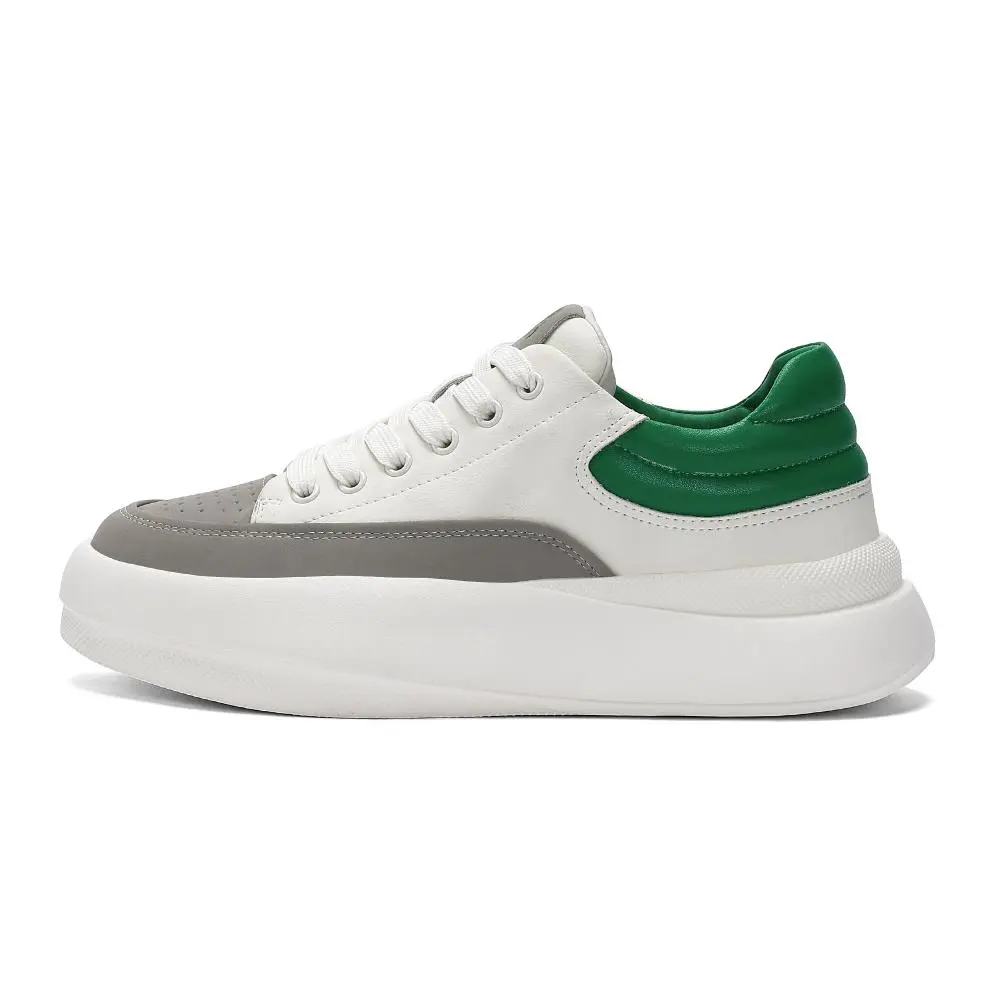 JEEP SPIRIT Low Top Casual Skateboard Shoes Men's White