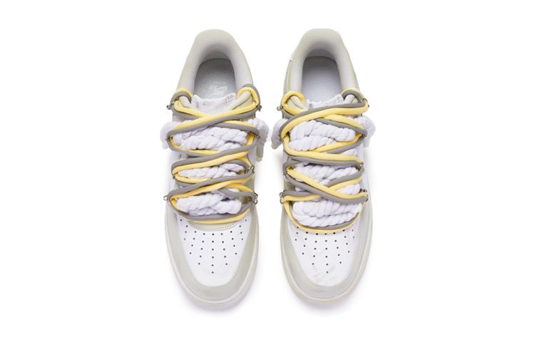 Nike Air Force 1 Anti Slip Wear Resistant Low Top Skateboard Shoes Women's Beige White Brown купить в интернет-магазине Yoocart с быстрой доставкой по России.
