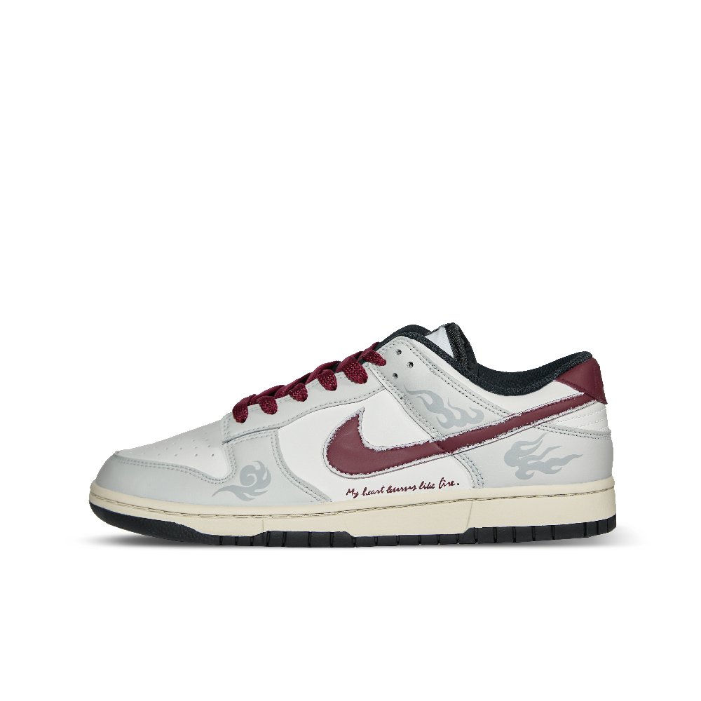 Nike Dunk The Fire Of The Hollow Valley Low Top Skateboard Shoes Unisex White Red