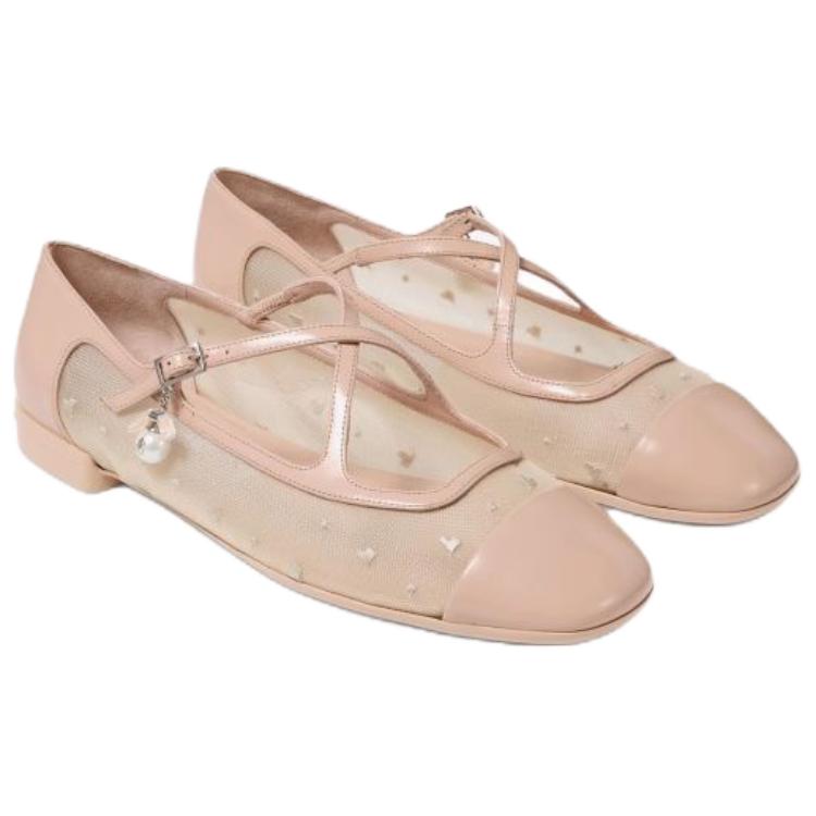 Jimmy Choo Eleri Ballerina Casual Single Shoes Women's Pink купить в интернет-магазине Yoocart с быстрой доставкой по России.