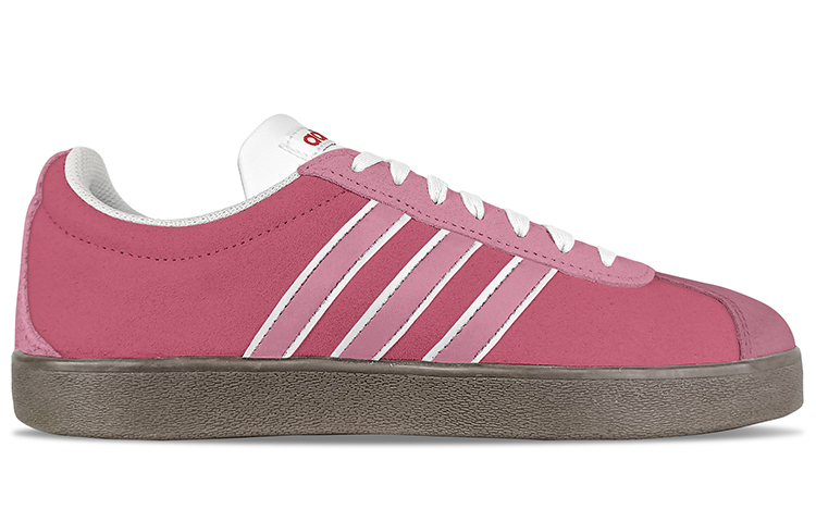 Adidas Neo Vl Court Lifestyle Low-Top Skateboard Shoes Unisex Pink купить в интернет-магазине Yoocart с быстрой доставкой по России.