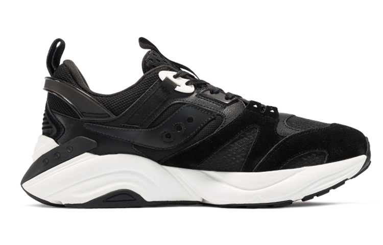 Saucony Gram 9000 Winter Cushioning Anti-Slip Wear-Resistant Breathability Low-Top Casual Shoes Men's Black White купить в интернет-магазине Yoocart с быстрой доставкой по России.
