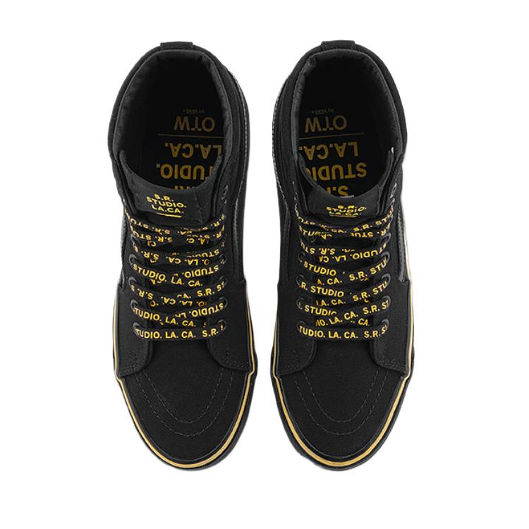 Vans Otw Sk8 Hi 38 Vibram Sterling Ruby Black Orange