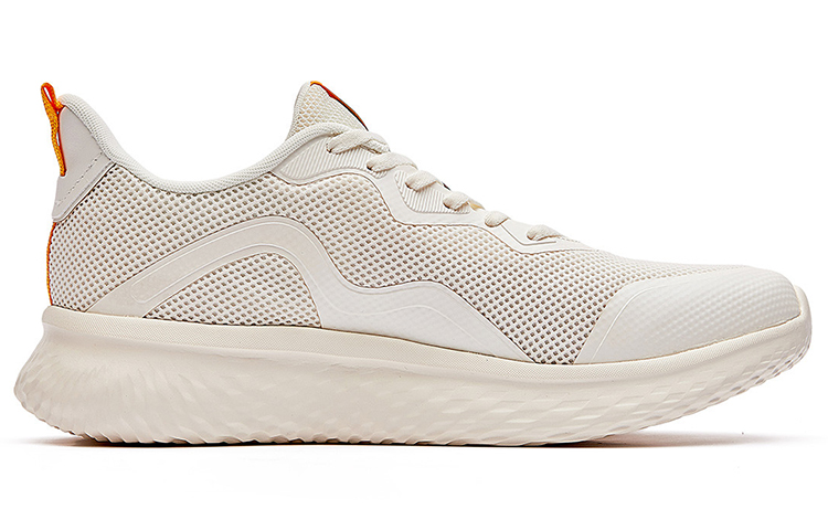 361° Wear-Resistant Low-Top Running Shoes Men's Feather White