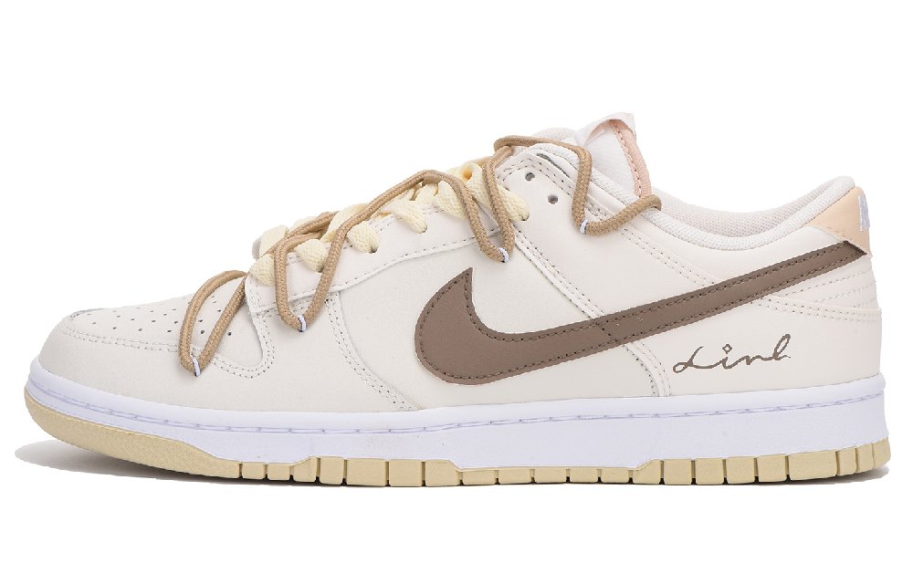Nike Dunk Low Low-Top Skateboard Shoes Men's Tan