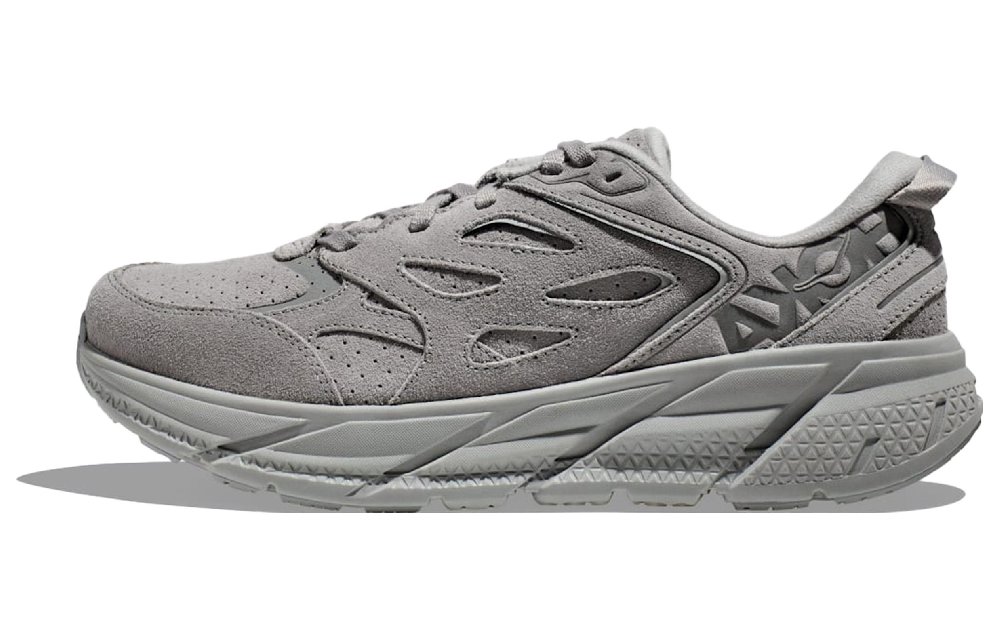 HOKA ONE ONE Clifton L Suede Limestone All Gender