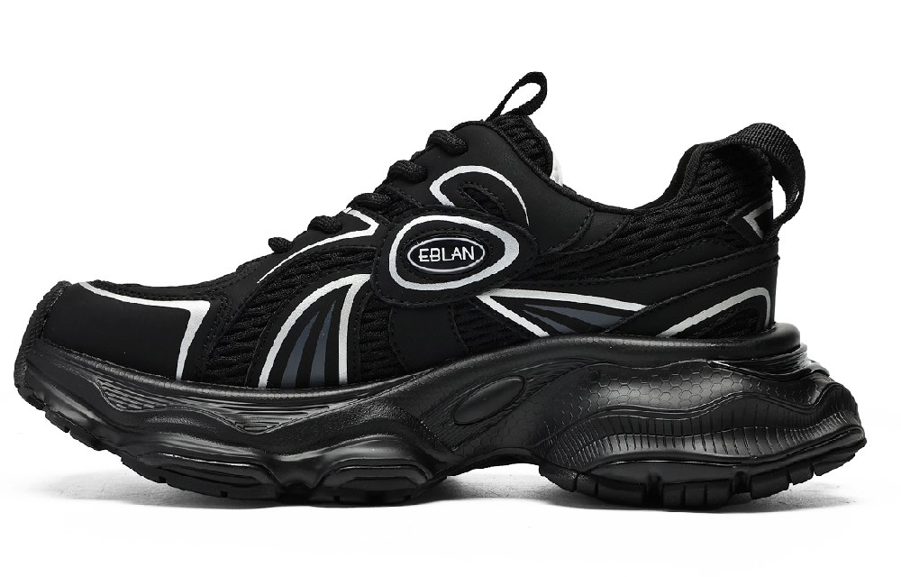 EBLAN Low Top Chunky Sneakers Women's Black