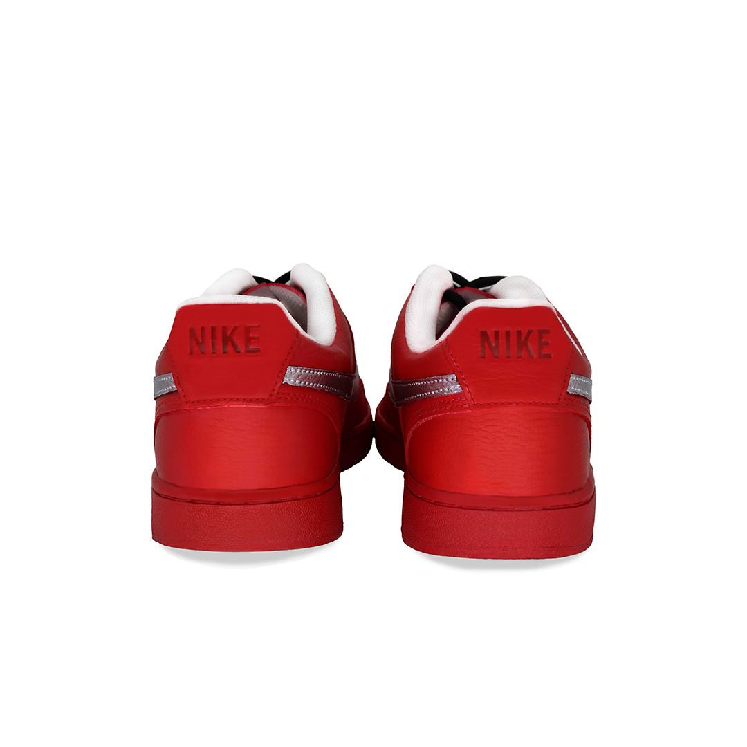 Nike Court Vision Flame Frost Star, Fashion Versatile Coverage Low top Skateboard Shoes Men's Red Silver купить в интернет-магазине Yoocart с быстрой доставкой по России.