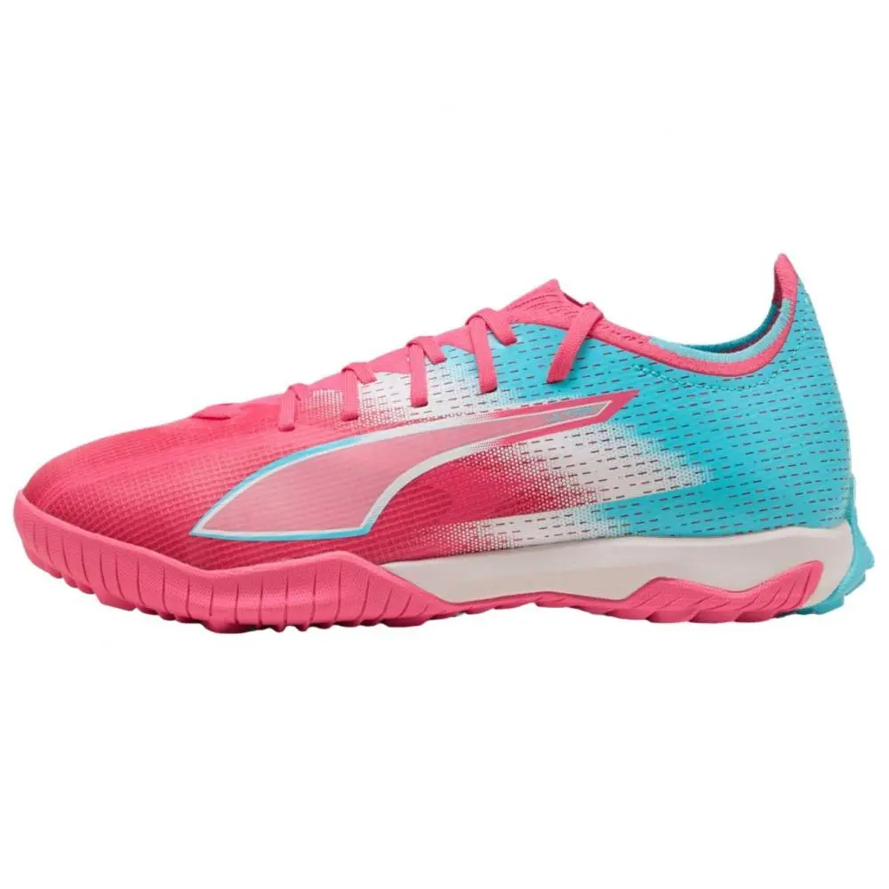 PUMA ULTRA 6 Support Soccer Shoes Unisex Pink Blue