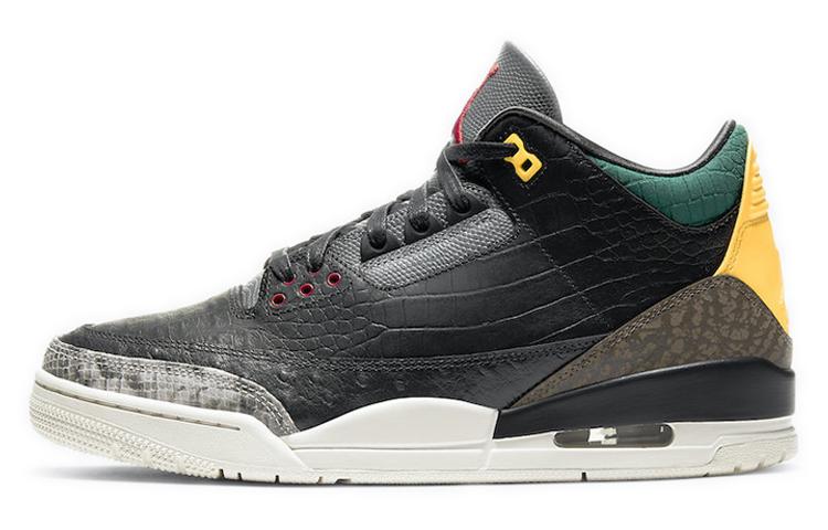 Jordan Air JORDAN 3 Винтажные баскетбольные кроссовки MID Top Unisex