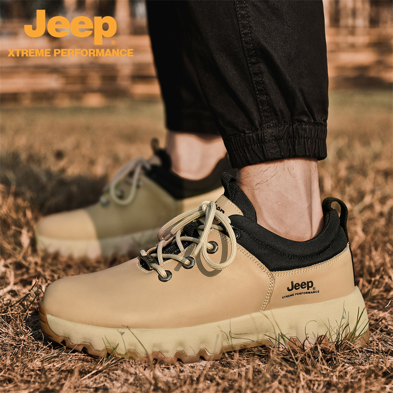 Jeep Low-Top Outdoor Shoes Unisex Sand купить в интернет-магазине Yoocart с быстрой доставкой по России.