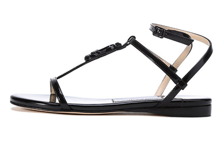 Jimmy Choo One Strap Sandals Women's Black