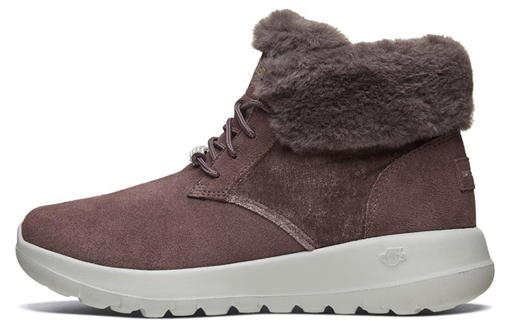 Skechers On The Go Casual Shoes Women's High-Top Gray Brown