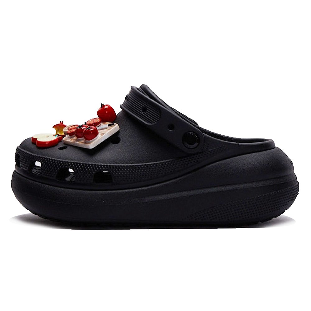 Crocs Crush Clog Bubble Jellyfish, Apple Paradise Clogs Unisex Black Red