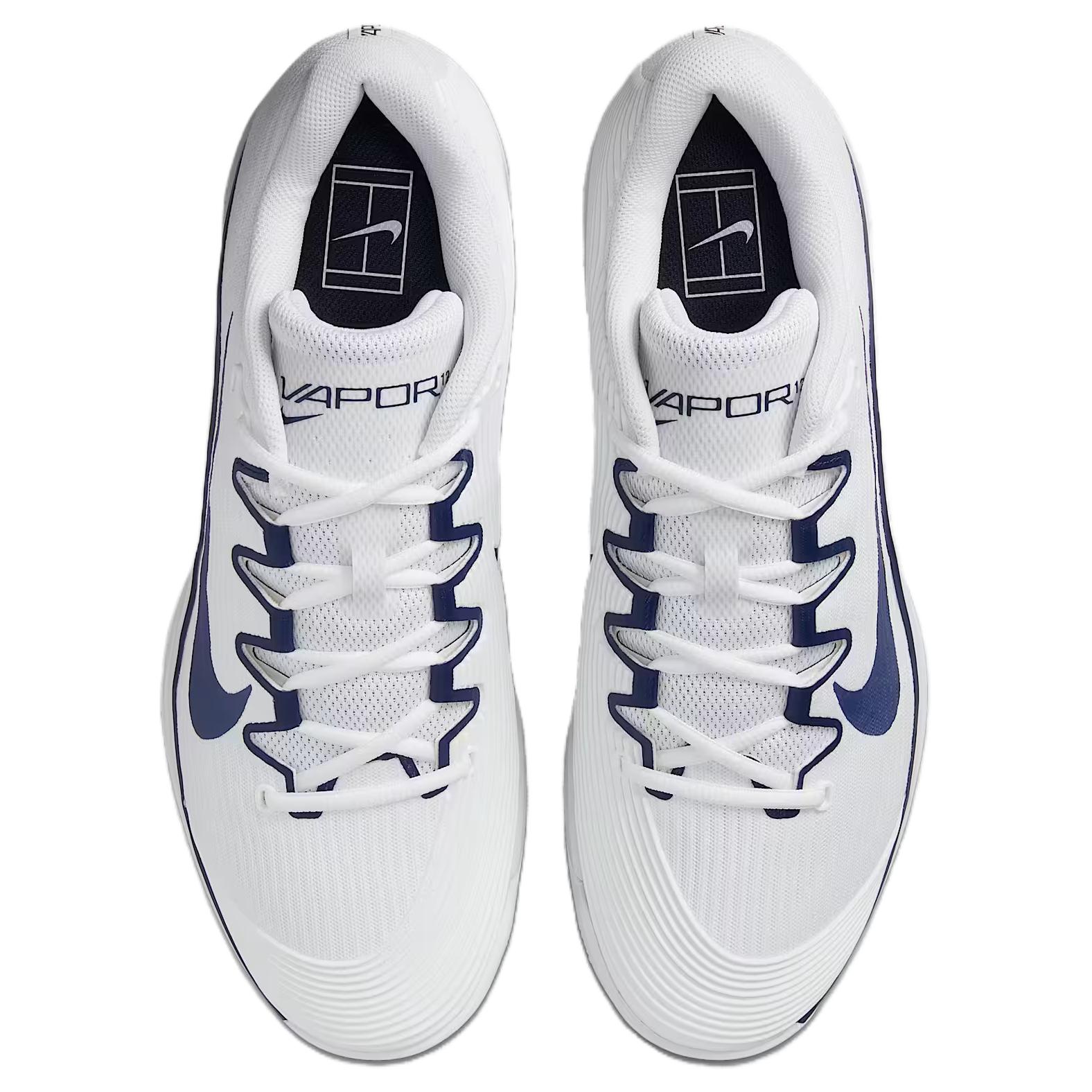 Nike Vapor 12 Abrasion Resistant Low Top Tennis Shoes Men's White купить в интернет-магазине Yoocart с быстрой доставкой по России.
