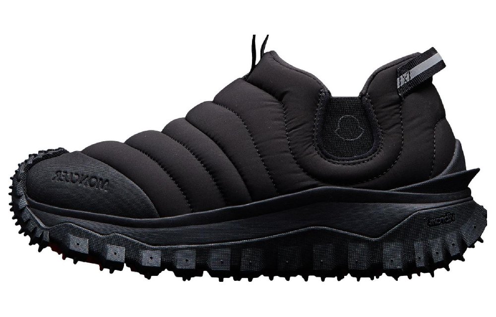 Moncler Trailgrip Abrasion Resistant Low Top Casual Shoes Women's Black