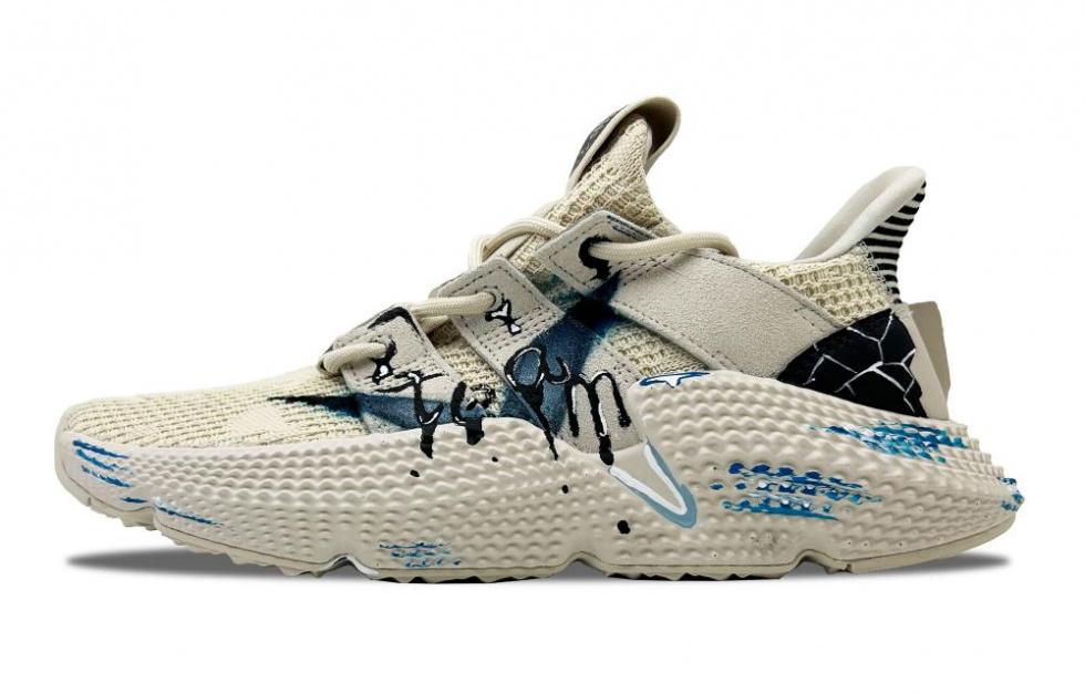 Adidas Originals PROPHERE Rock Pattern Gust Anti-Slip Wear-Resistant Low-Top Casual Shoes Unisex Light Brown