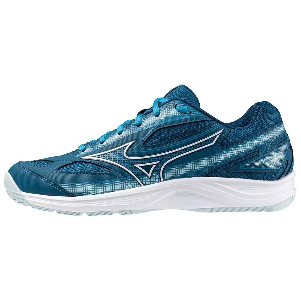 Mizuno Shock Absorbers Slip Resistant Abrasion Resistant Low top Tennis Shoes Men's Blue White