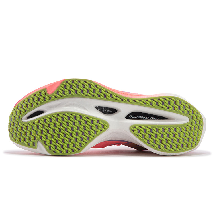 361° Fly Burn 3 Cushioning Coverage Low Top Full Length Carbon Plate Running Shoes Unisex Pink Green Red
