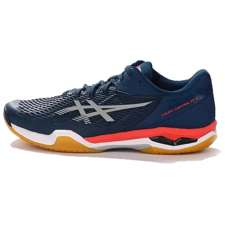 Asics Court Control FF 3 Slip Resistant Lightweight Rebound Badminton Shoes Men's Dark Blue