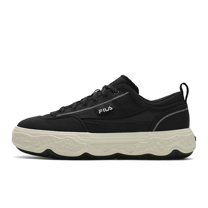 FILA ROCK Shoes Shock Absorbers Low Top Casual Shoes Men's Black