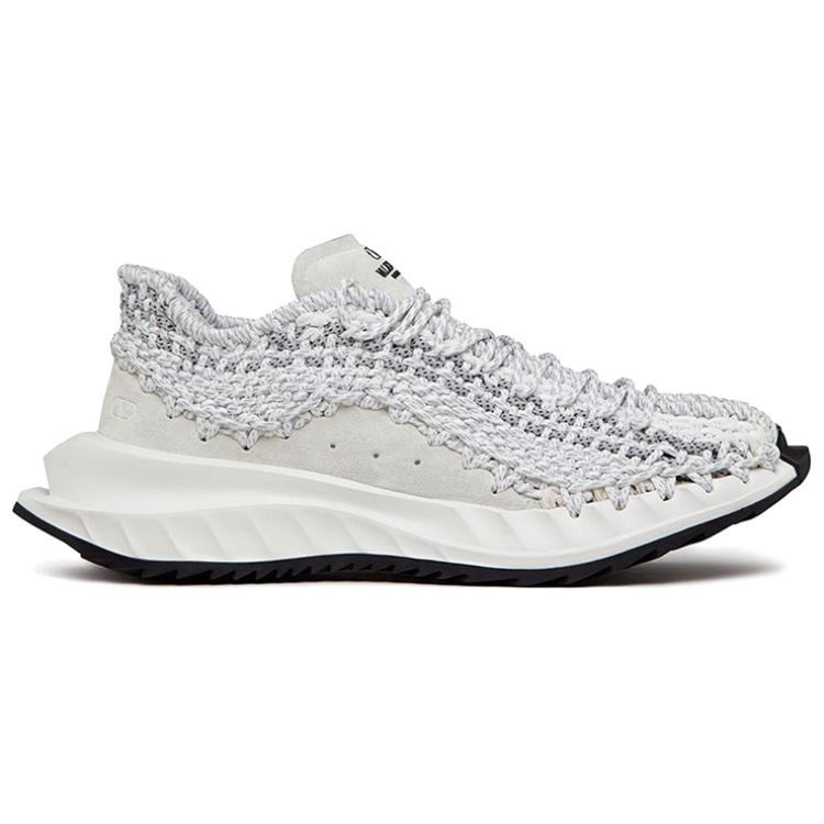 Valentino Crochet Low top Casual Shoes Men's White