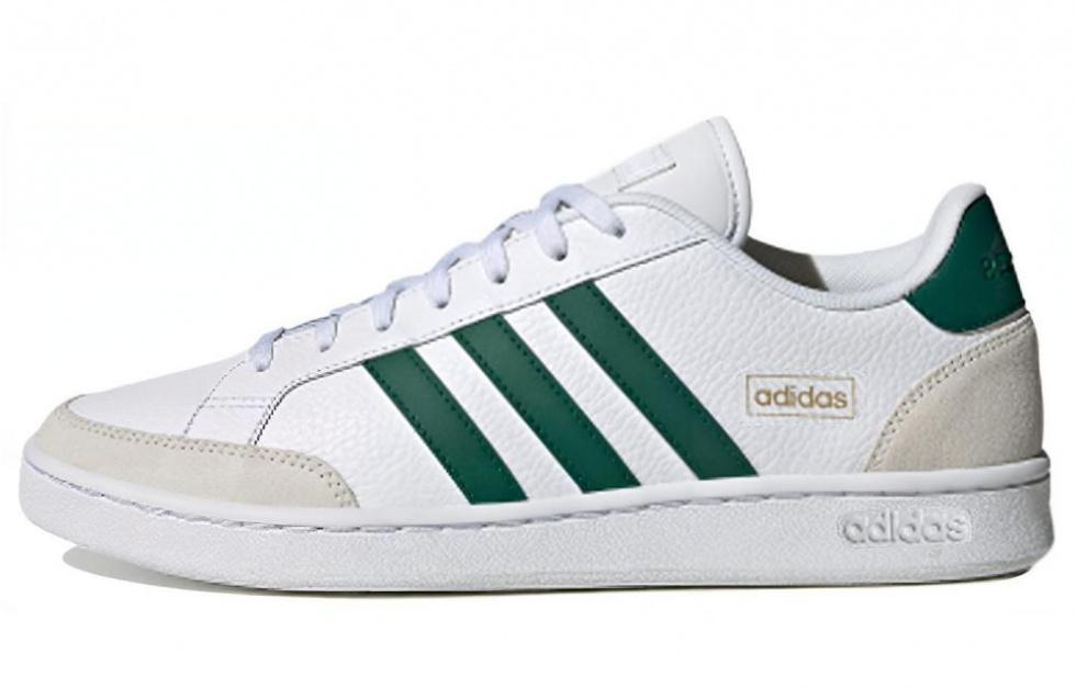 Adidas Grand Court Se Cloud White Collegiate Green Orbit Grey
