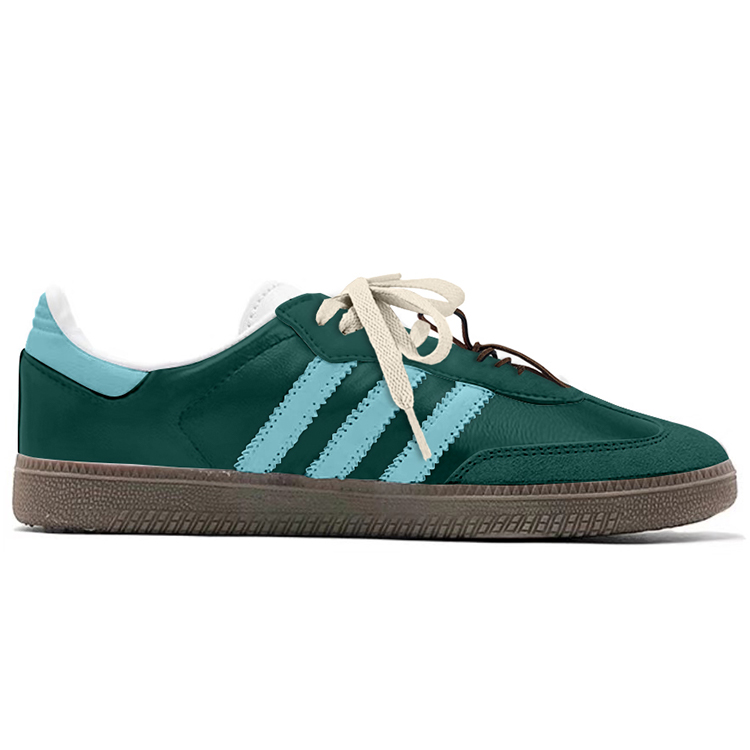 Adidas Originals Samba Anti Slip Wear Resistant Low Top Skateboard Shoes Unisex Green Blue купить в интернет-магазине Yoocart с быстрой доставкой по России.