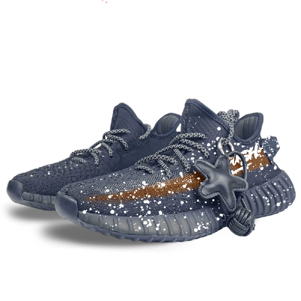 Adidas Originals Yeezy Boost 350 V2 Slip-Resistant Low-Top Casual Shoes Unisex Black Brown