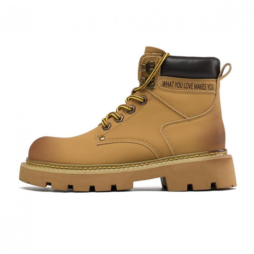EBLAN Short Martin Boot Unisex Yellow