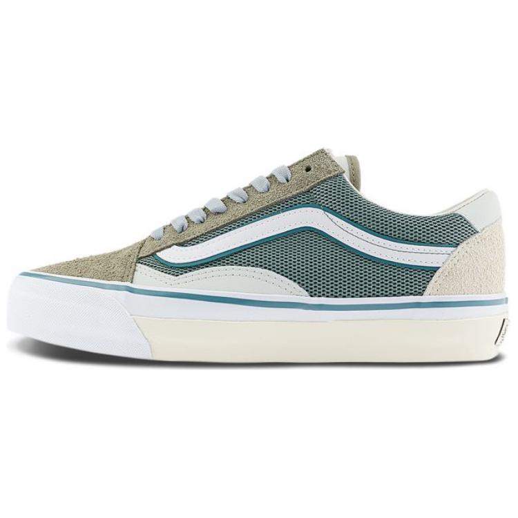 Vans Old Skool Collection TDC Low Top Skateboard Shoes Unisex Beige Green